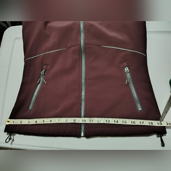 New Balance women's hooded sweatshirt jacket, size S, fleece full zip burgundy. - Picture 11 of 14